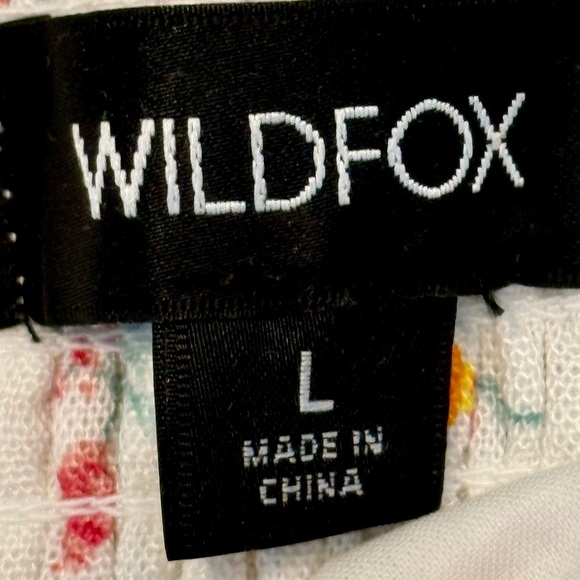 NWT Wildfox Odessa Top Snow White Stem Floral - Picture 5 of 10